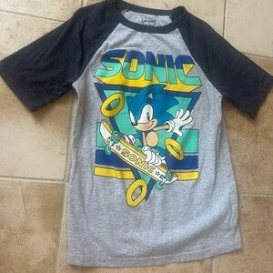 Boys’ Size 7 Sonic Hedgehog Jumping Beans Short Sleeve T-shirt